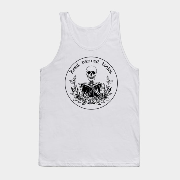 Read banned books Tank Top by surly space squid